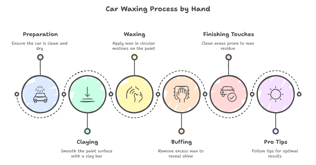 car wax by hand